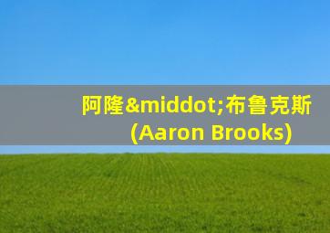 阿隆·布鲁克斯(Aaron Brooks)